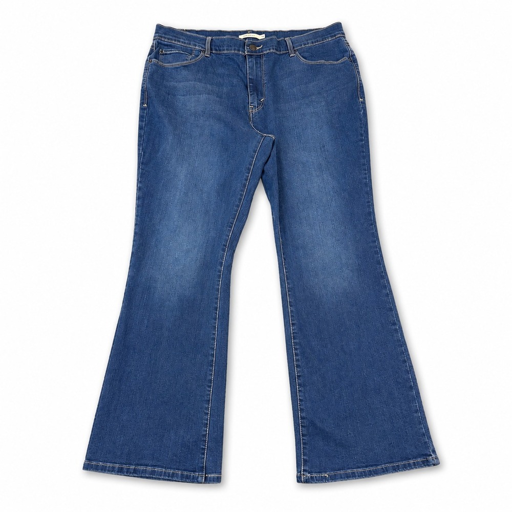 Levi's‎ 515 Bootcut Jeans Womens Size 16 Blue Stretch Denim Mid Rise Medium Wash